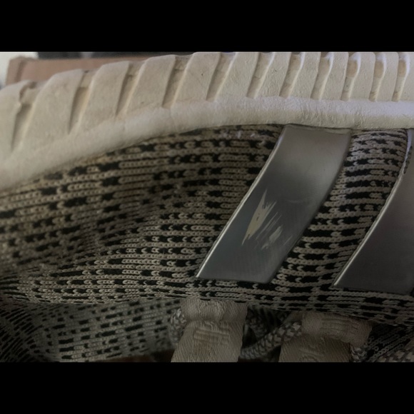 Adidas Kaptir Gray and White Size US 10 athletic shoes - Picture 3 of 4